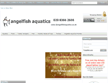 Tablet Screenshot of angelfishaquatics.co.uk